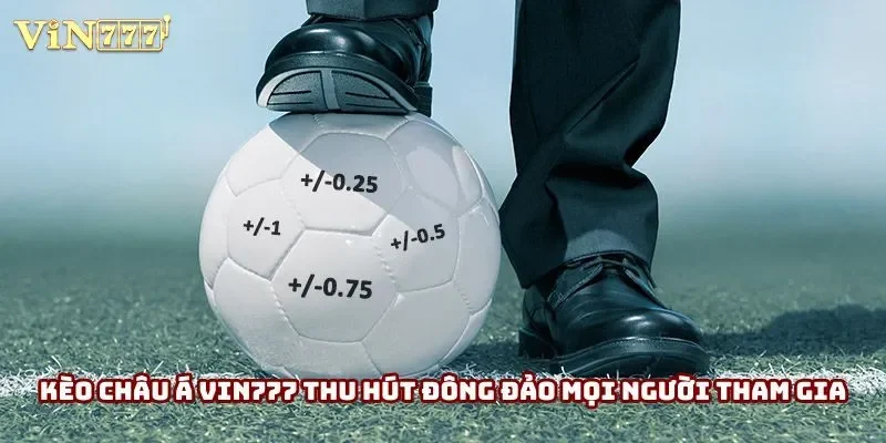 Kèo châu Á vin777 thu hút đông đảo mọi người tham gia Kèo châu Á vin777 thu hút đông đảo mọi người tham gia